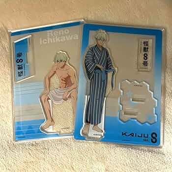 【新品未開封】怪獣8号　市川レノ 極楽湯　アクリルスタンド　サウナ　浴衣 Amazon.co.jp: 怪獣8号 極楽湯コラボ 市川 レノ アクリル